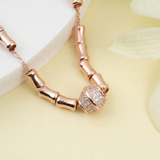 Silver Dhol Pendant Necklace