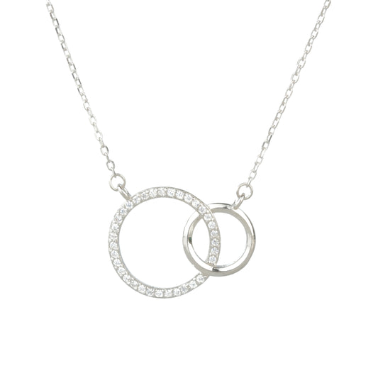 Silver Circles Necklace