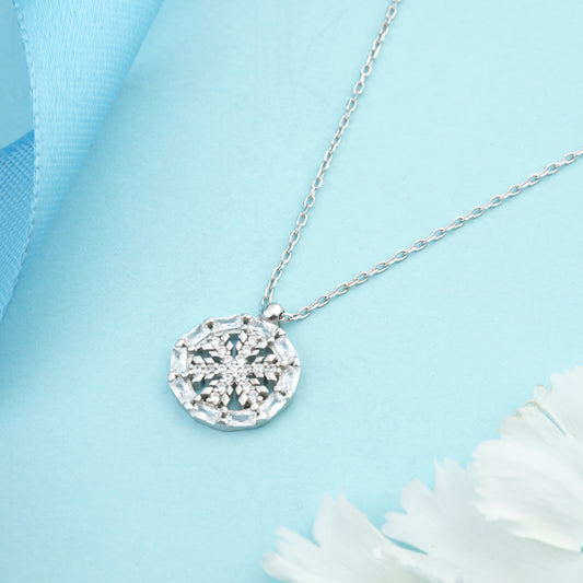 Chilly Charm Silver Necklace