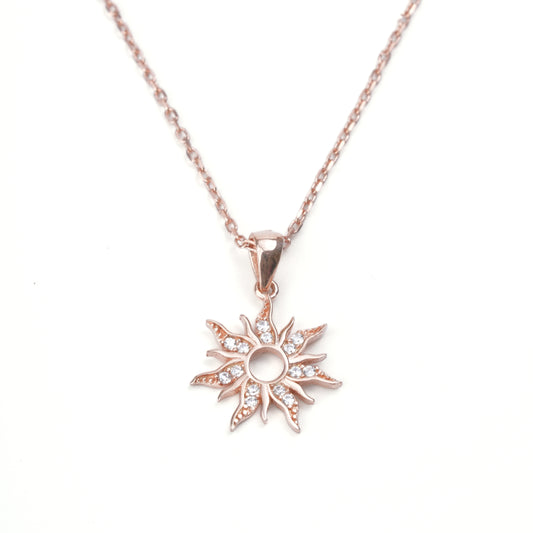 Rose Gold Solstice Pendant Necklace