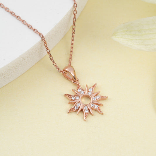 Rose Gold Solstice Pendant Necklace