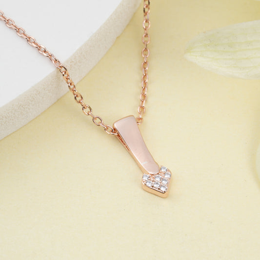 Rose Gold Arrow of Elegance Pendant