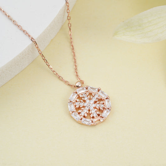 Wheel of Sparkles necklace