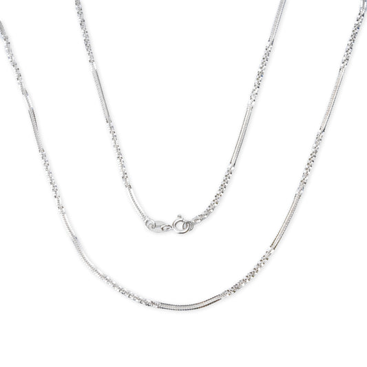 Delicate Silver Rope necklace