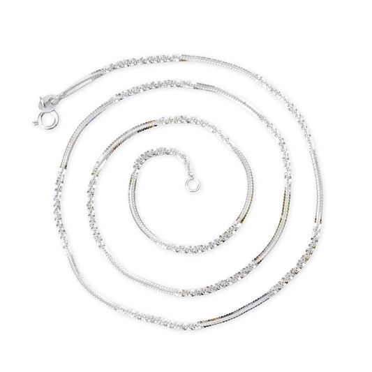 Delicate Silver Rope necklace