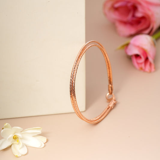 Rosegold Trio Elegance Bracelet