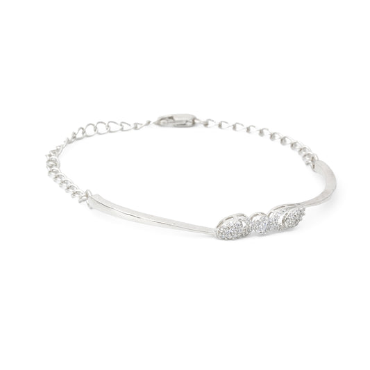 Dazzling Silver Delight Bracelet