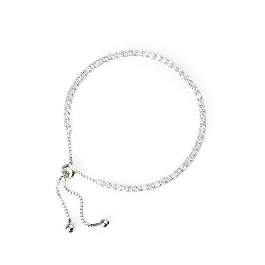 Chit-Chat Chic Tennis Bracelet