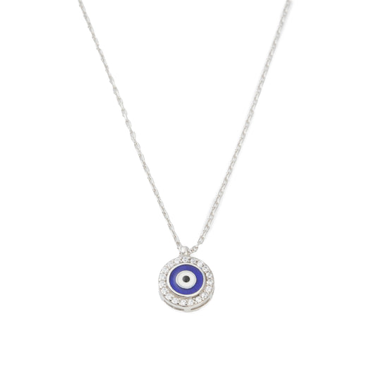 Silver Evil Eye 'Circle of Protection' Necklace