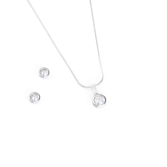 Timeless Crystal Earring-Pendant Set