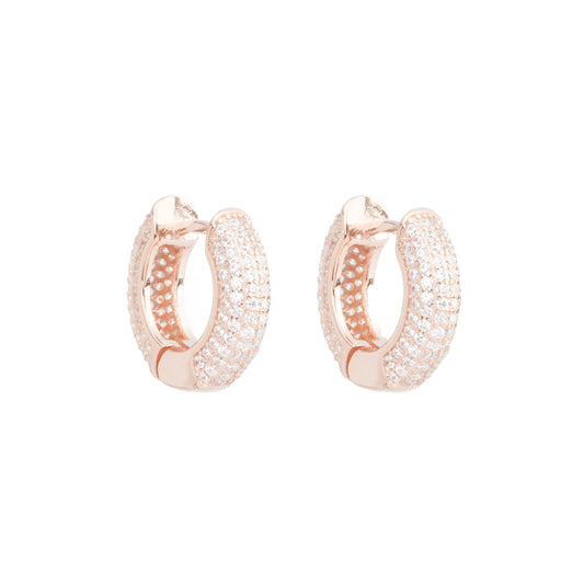 Twinkle Toes Rose Gold Hoops