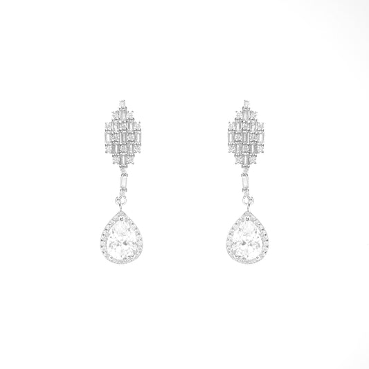 Sparkling Elegance Teardrop Earrings