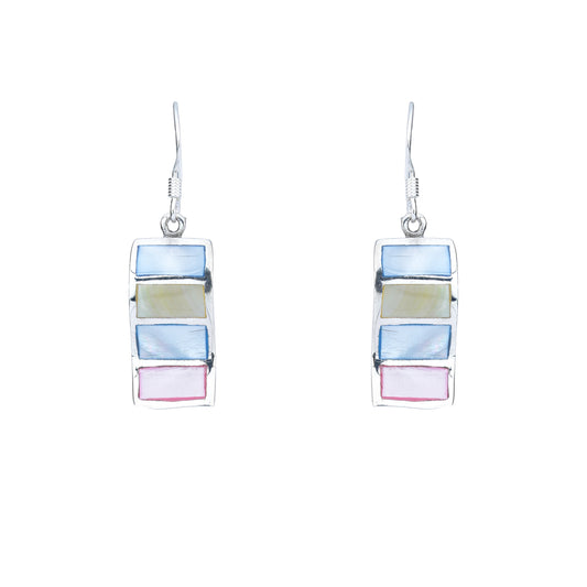 Pastel Spectrum Rectangle Dangles